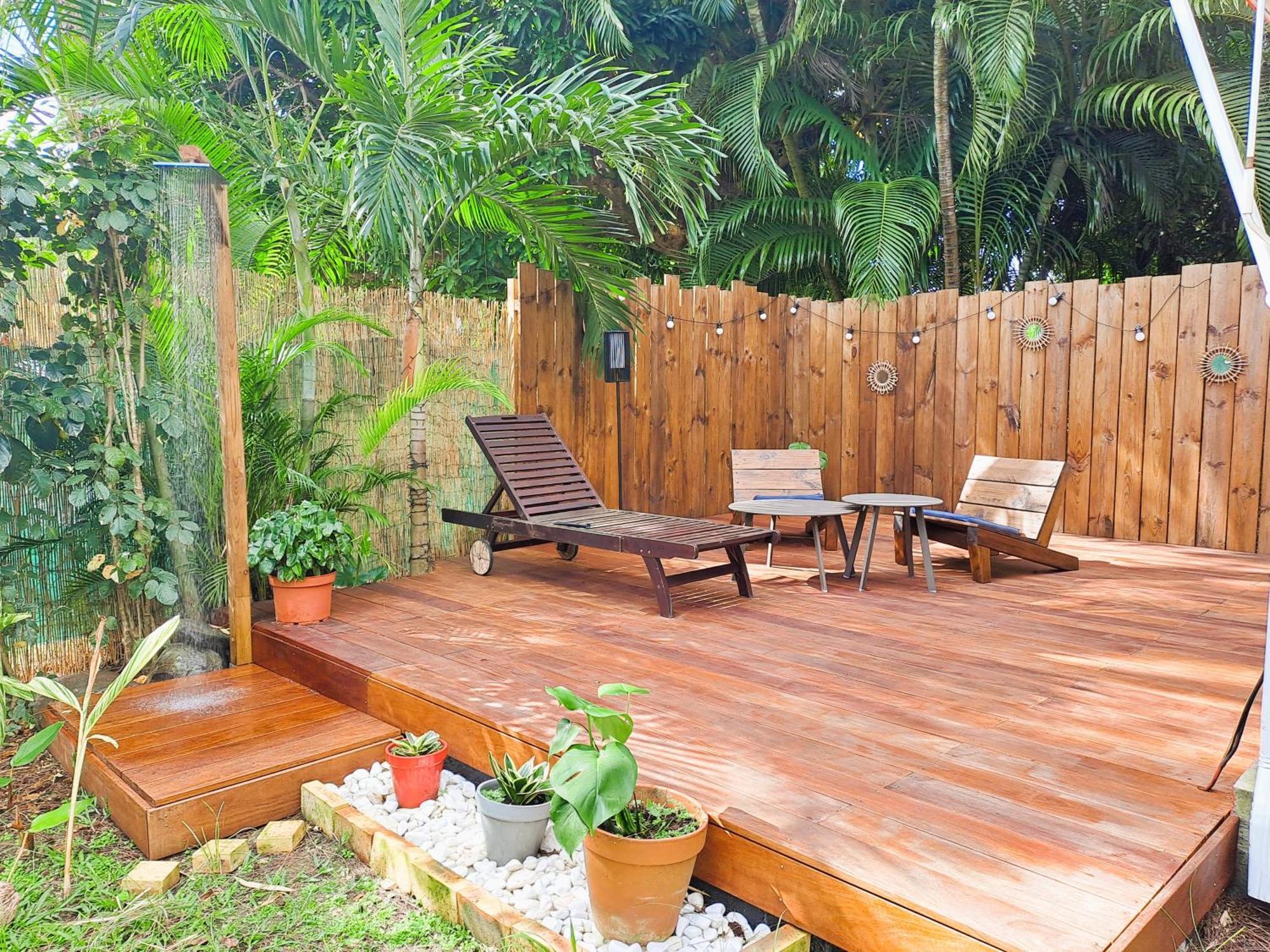 Yuka Lodge - Bungalow Prive Avec Jardin En Pleine Nature Sainte-Anne  Dış mekan fotoğraf